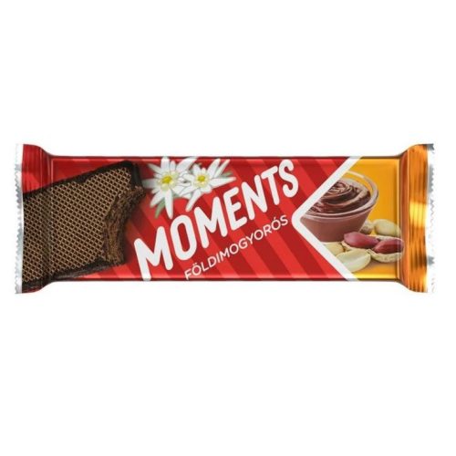 Moments Földimogyorós-nugátos ostyaszelet 45 g