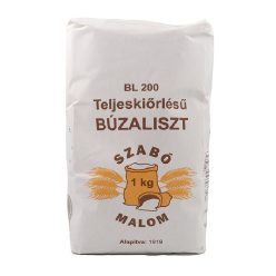 Szabó Malom teljes kiőrlésű búzaliszt 1000 g BL 200