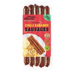   Plenty Reasons vegán kabanossi kolbász chilis jellegű készítmény 160 g