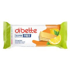   Dibette citrom ízű krémmel töltött mártatlan ostya, fruktózzal gluténmentes 50 g