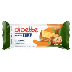   Dibette mogyorós ízű krémmel töltött mártatlan ostyaszelet, fruktózzal gluténmentes 50 g