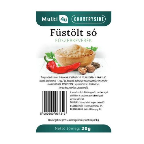 Multi 4u countryside füstsó fűszerkeverék 20 g