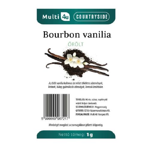 Multi 4u countryside bourbon vanília őrölt 1 g