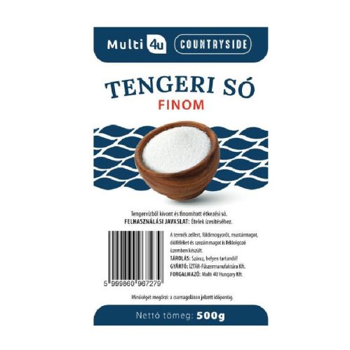Multi 4u countryside tengeri só finom 500 g