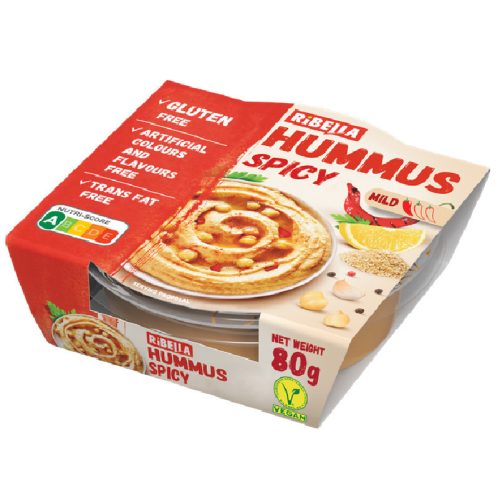 Ribella hummus kenhető csicseriborsó krém pikáns 80 g