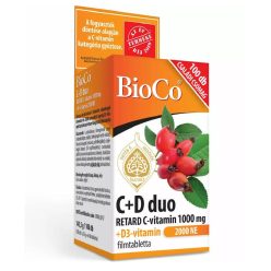 BioCo C+D duo Retard C-1000mg+D3 2000NE 100db filmtabletta