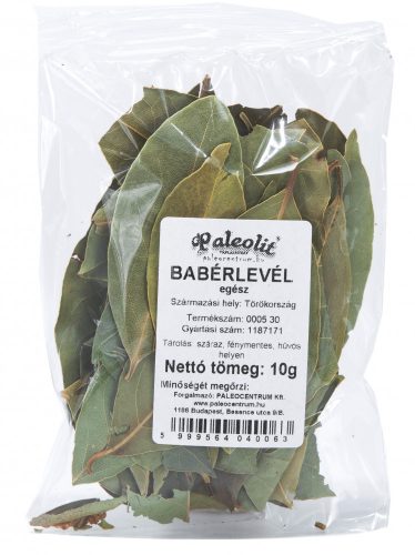 Paleolit Babérlevél egész 10g Bay leaves whole (laurel)