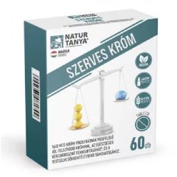 Natur Tanya® Szerves Króm 200mcg 60db tabletta