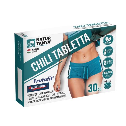 Natur Tanya® Chili 30db tabletta a testsúlycsökkentés támogatásához