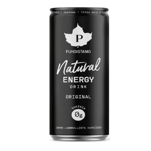 Puhdistamo Natural energy 330ml Original természetes energiaital DRS