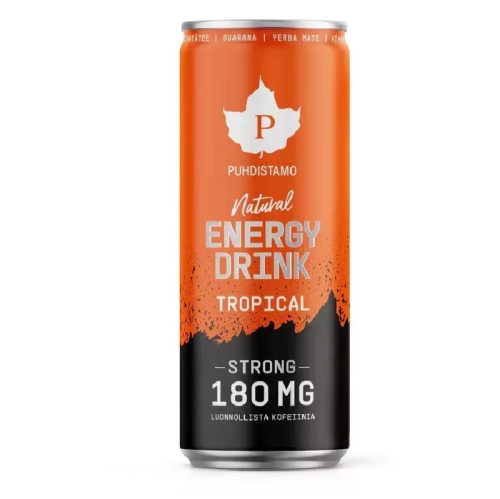 Puhdistamo Natural energy 330ml trópusi nektarin-mangó energiaital DRS