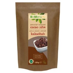BIO Kakaóbab zúzott, nyers, perui 125g BioMenü