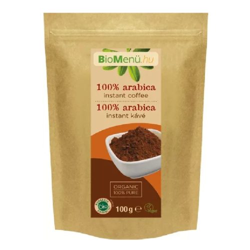 BIO 100% Arabica instant kávé 100g BioMenü